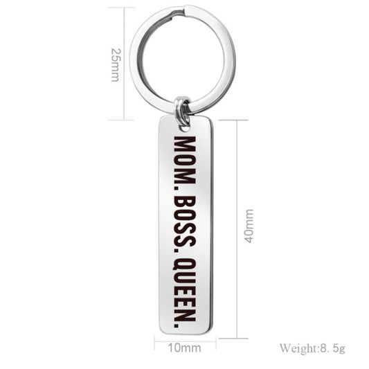1pc Stainless Steel Keychain Perfect Gift For Mom