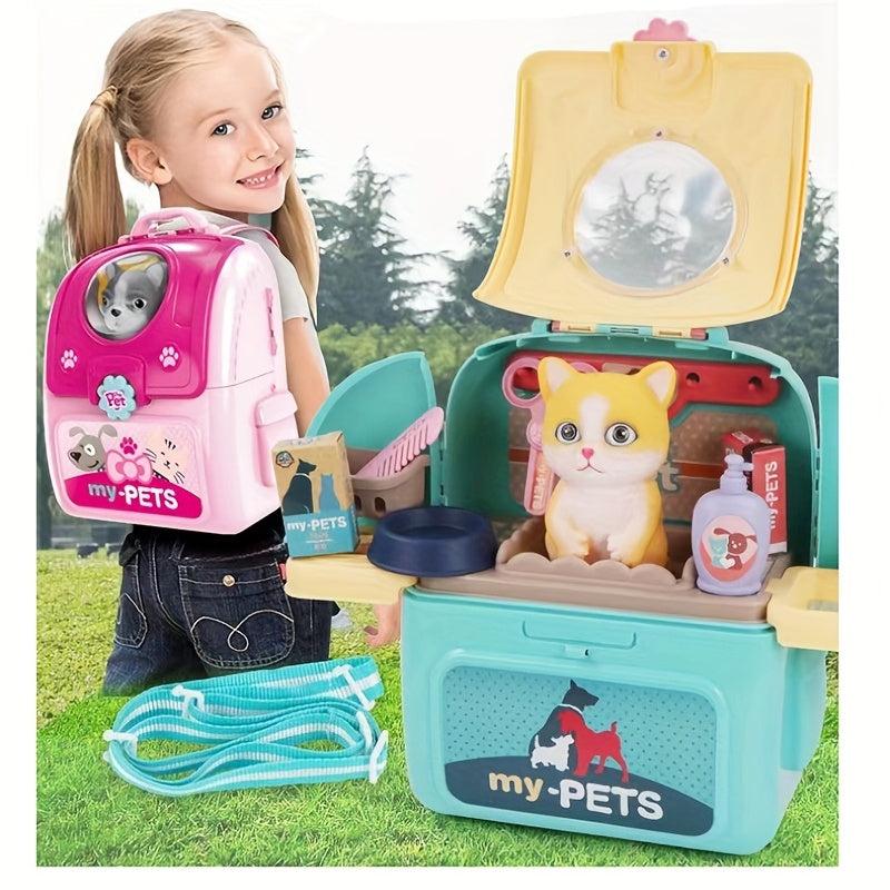 Pet Backpack Toy Cat Platform Space Bag Backpack for Boys and Girls