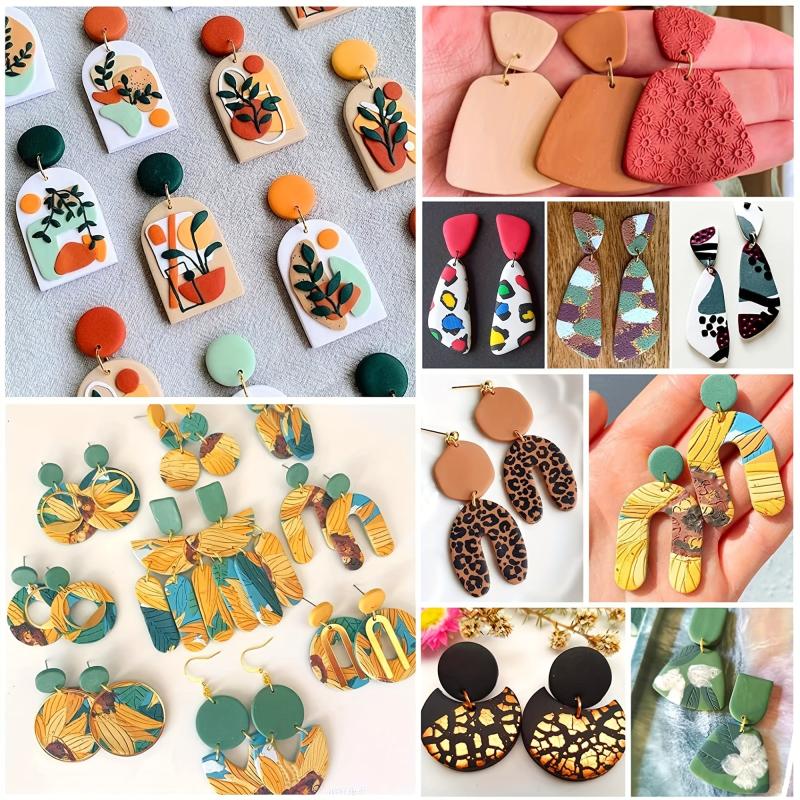 Polymer Clay Cutter Earring Hook Jewelry DIY Mold Set