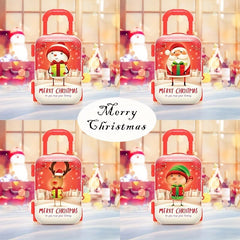 Christmas Mini Suitcase Children's Playhouse Coin Purse Makeup Bag