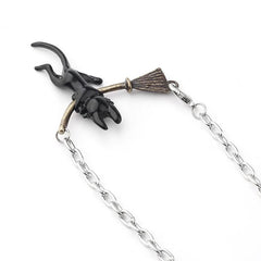 Cartoon Cat Necklace Metal Pendant Charm Gift for Her