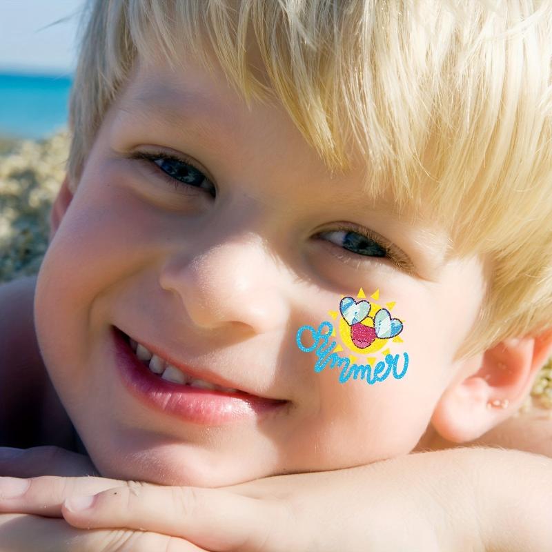 Summer Hawaiian Mermaid Butterfly Waterproof Tattoo Sticker