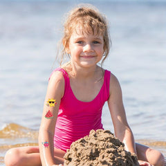 Summer Hawaiian Mermaid Butterfly Waterproof Tattoo Sticker