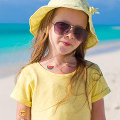 Summer Hawaiian Mermaid Butterfly Waterproof Tattoo Sticker