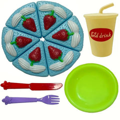 Birthday Cake Pretend Play Set for Kids