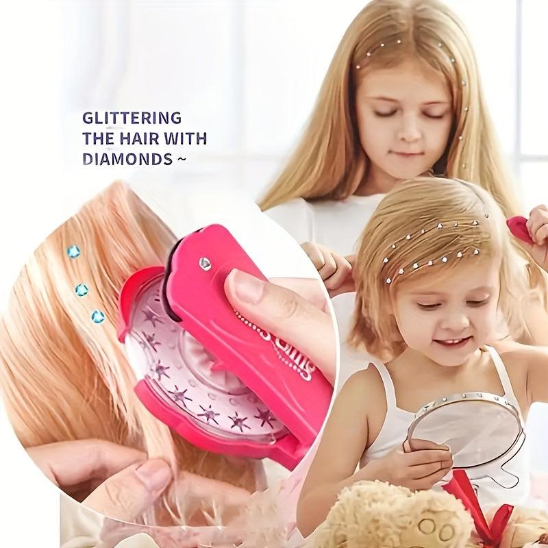 Kids Magic Sticker Hair Drill Set