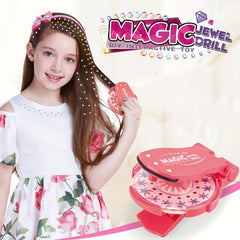 Kids Magic Sticker Hair Drill Set