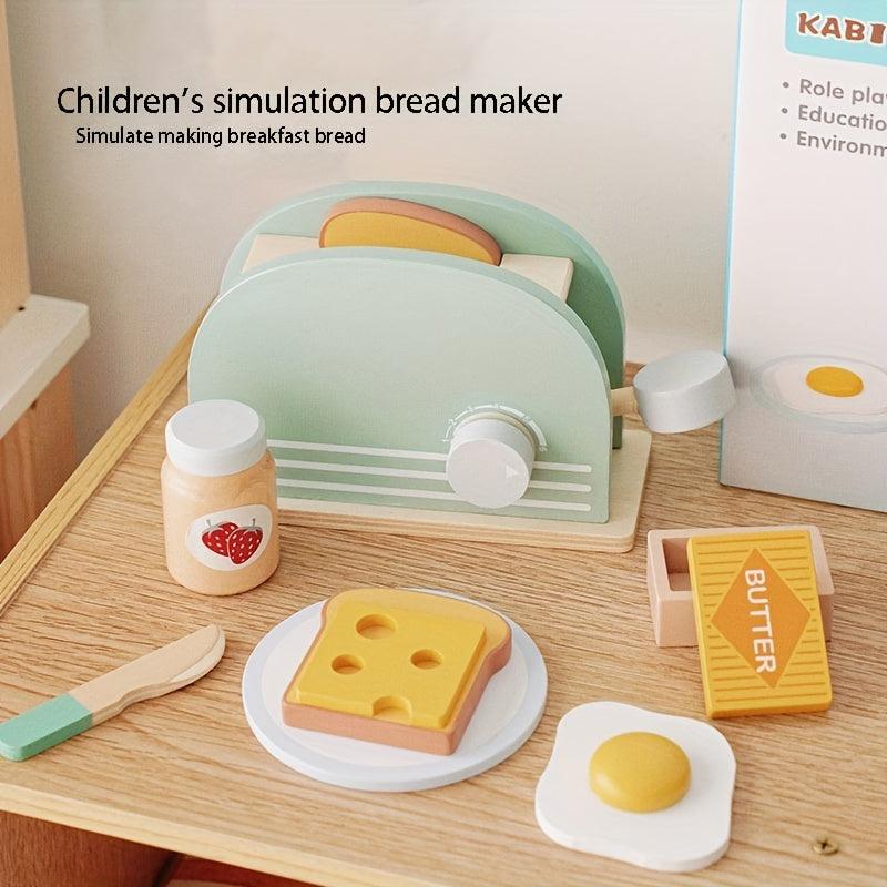 Wooden Bread Making Play House Toy for Children