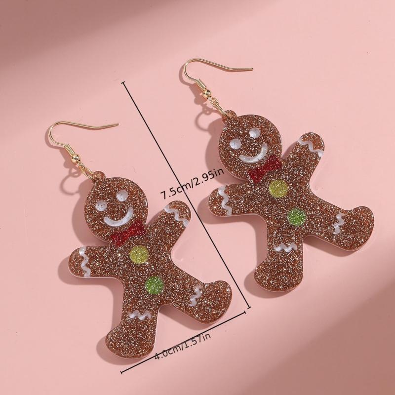 Christmas Figure Ladies Earrings Set