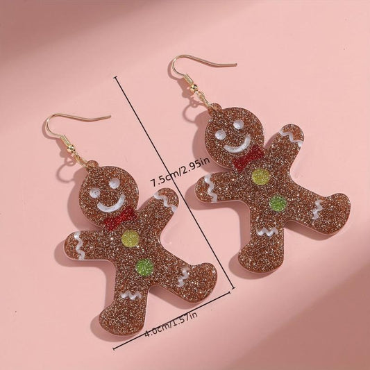 Christmas Figure Ladies Earrings Set