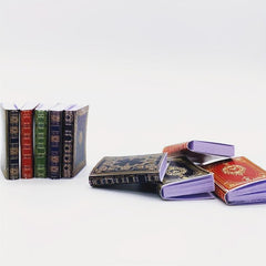 Mini Dollhouse Classical Book Set 1:12 Play House Props