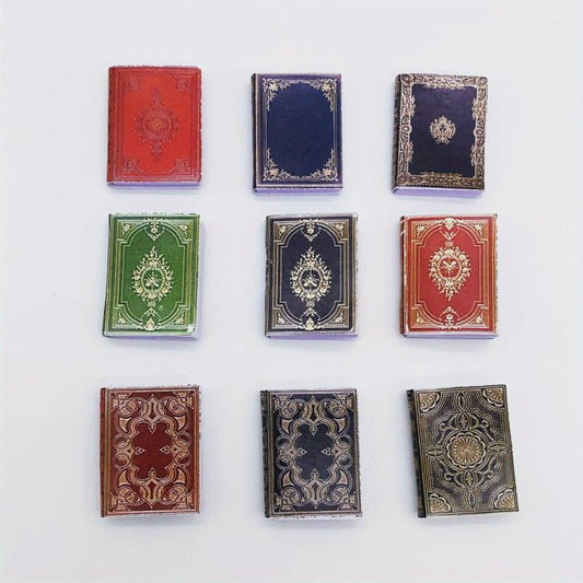 Mini Dollhouse Classical Book Set 1:12 Play House Props