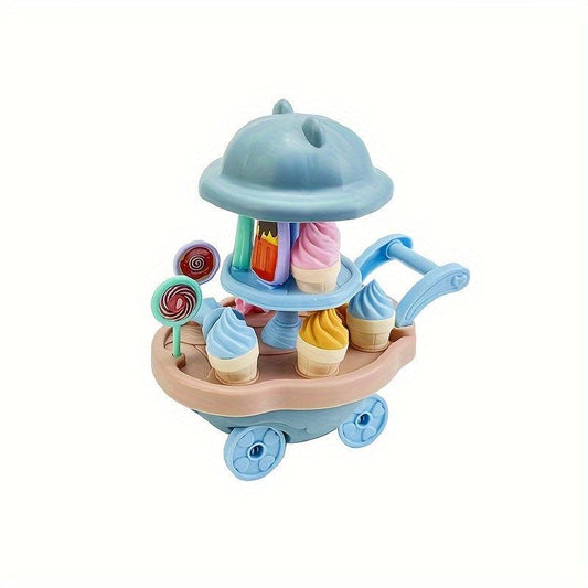 Kids Ice Cream Candy Truck Toy Kitchen Set | Interactive Parent-Child Play