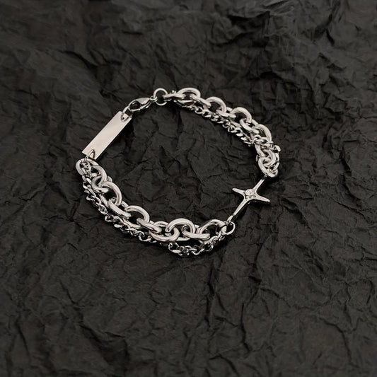 Vintage Six Pointed Star Bracelet Women Party Jewelry