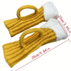 Unisex 3D Beer Cup Foot & Neck Covers - Keep Warm This Winter