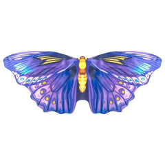 Kids Butterfly Wings Moth Purple Green Cosplay Costume