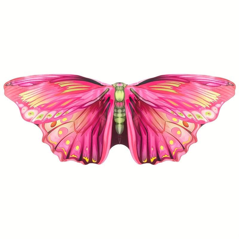 Kids Butterfly Wings Moth Purple Green Cosplay Costume