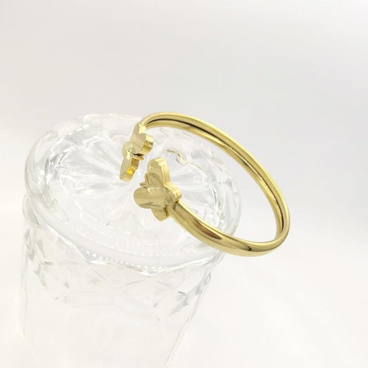 Vintage Chinese Style Stainless Steel Bangle