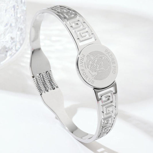 Steel Spring Bangle Vintage Jewelry For Party Gift