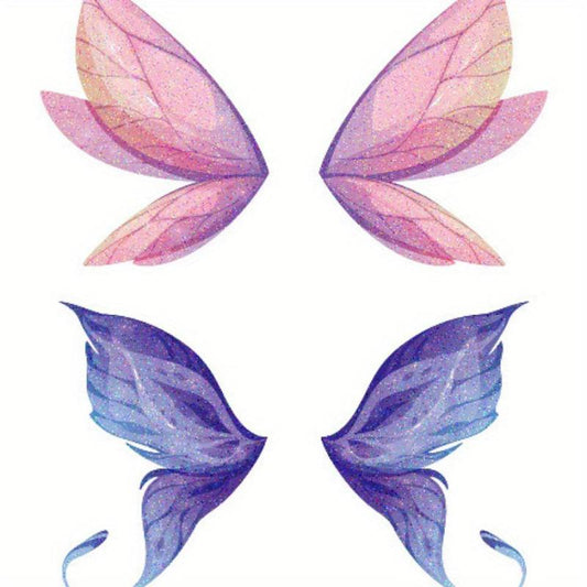 Butterfly Wings Glitter Tattoo Stickers Waterproof Eye Makeup