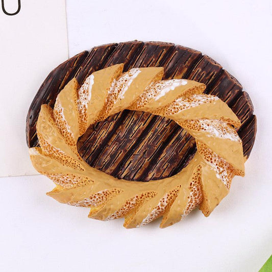 Resin Bread Cream Phone Case DIY Magnets Food Play Kitchen Accessories