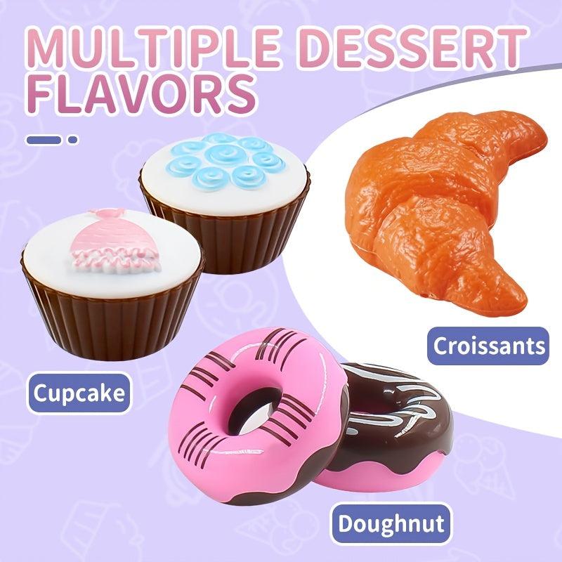 Pretend Tea Party Set For Little Girls 38PCS Coffee Maker Set