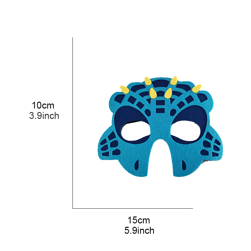12 Pcs Dinosaur Masks for Kids Birthday Party