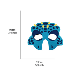12 Pcs Dinosaur Masks for Kids Birthday Party