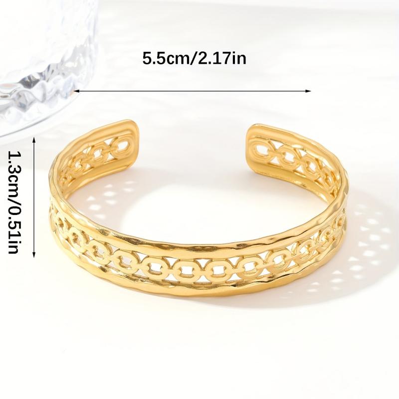 Custom Stainless Steel Bangle Bracelet W037