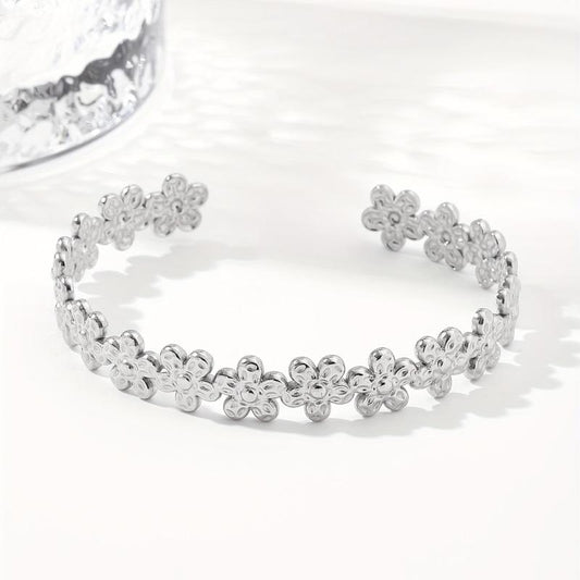 Custom Engraved Stainless Steel Bangle Bracelet