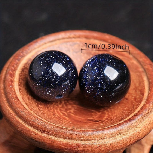 Starry Sky Sand Stone Beads DIY Braided Bracelet Jewelry Material