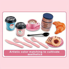 Kids Game Room Coffee Snacks Tea Set Toy