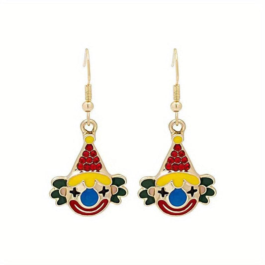 Clown Drop Hook Earrings Jewelry Earrings For Women Girls Gift