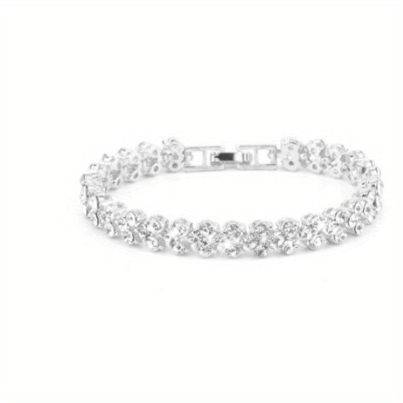 Shining Rhinestone Bracelets for Party Anniversary