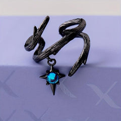 Night Talk Thorny Ear Bone Clips Vintage Earrings