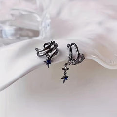 Night Talk Thorny Ear Bone Clips Vintage Earrings