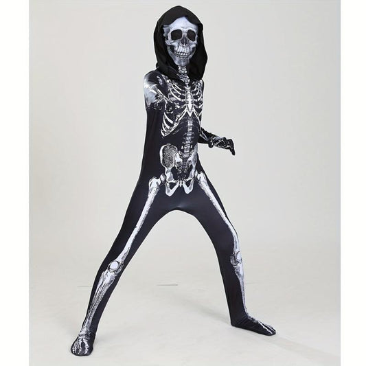 Skull Scary Tights Cosplay Halloween Costumes for Kids