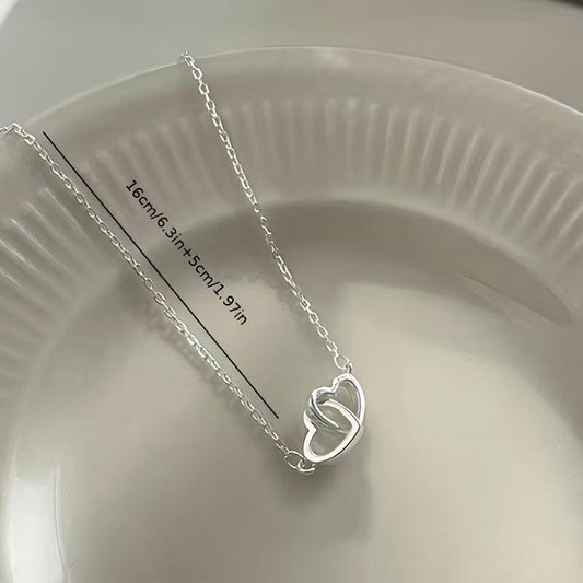 Titanium Steel Love Pendant Bracelet Heart Party Jewelry