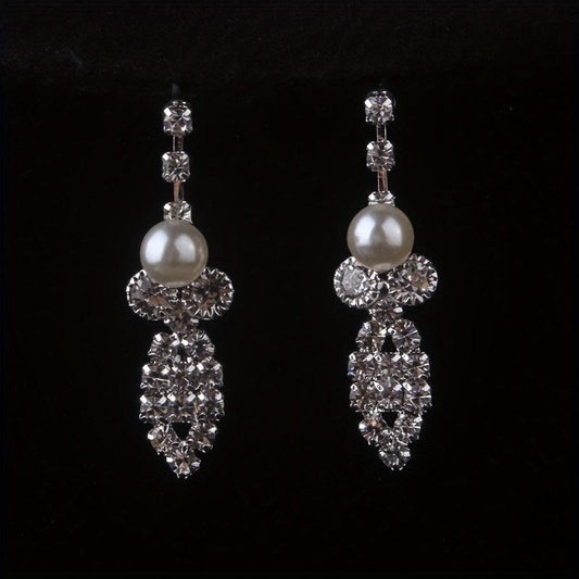 Bridal Jewelry Set - Rhinestone Wedding Dress Accessories