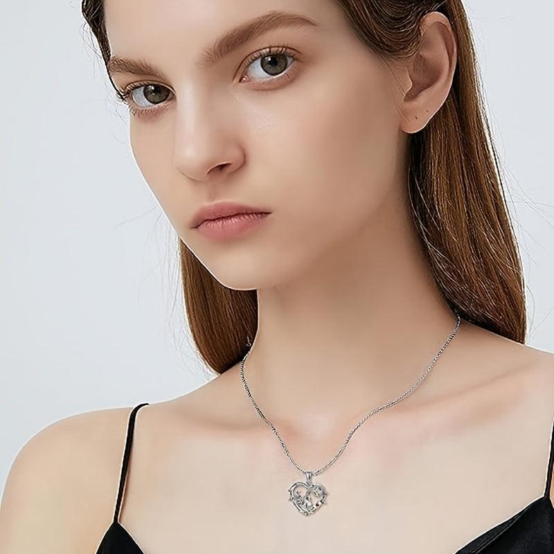 Girl Rabbit Pendant Necklace - Perfect Gift for Her