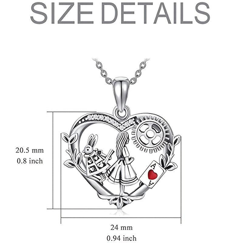 Girl Rabbit Pendant Necklace - Perfect Gift for Her