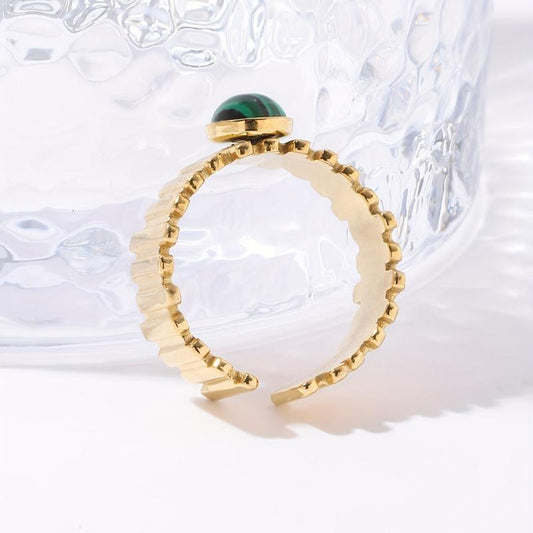 Personalized Stainless Steel Open Ring