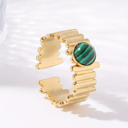Personalized Stainless Steel Open Ring