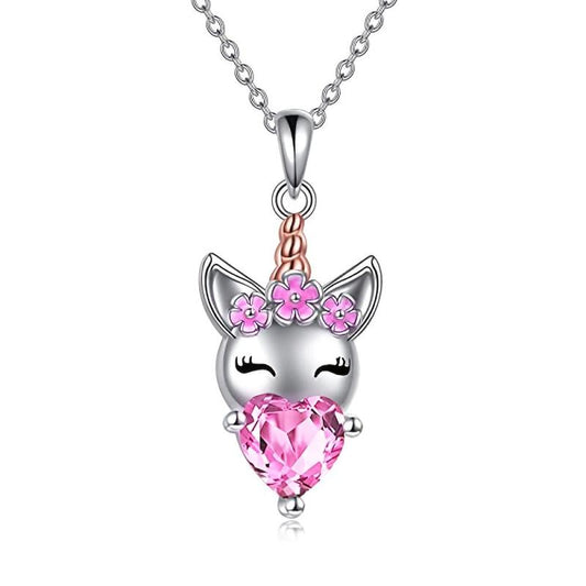 Unicorn Pendant Necklace for Girls - Fantasy Unicorn Jewelry