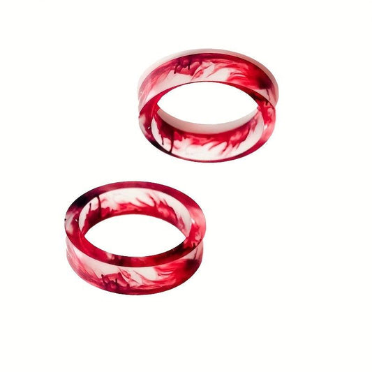 Halloween Ghost Blood Stain Ring - Spooky Cosplay Accessory