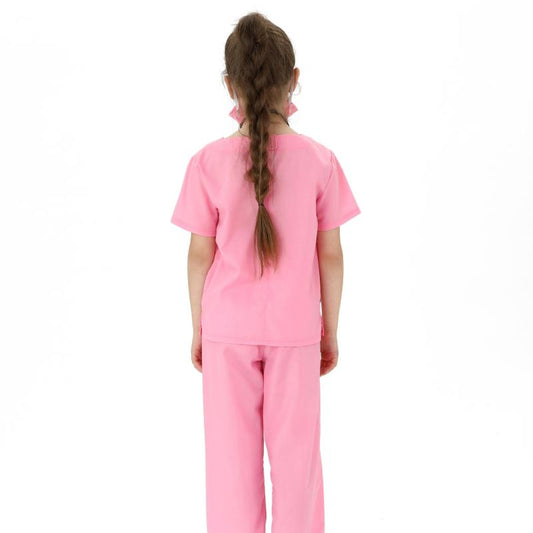 Pink Doctor Role Play Costume for Kids