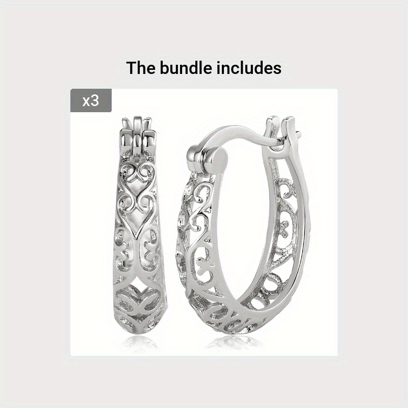 Elegant Silver Hoop Earrings for Women