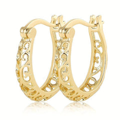 Elegant Silver Hoop Earrings for Women