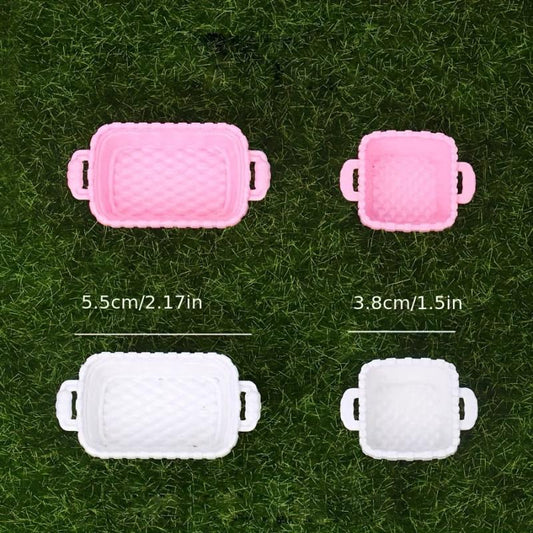 4pcs Storage Basket 6pcs Carrot Kitchen Toy Doll House Simulation Object