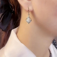 Angel's Tears Earrings High end Cat's Eye Stone